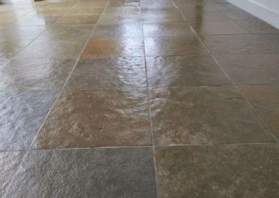 Leisteen vloer impregneren