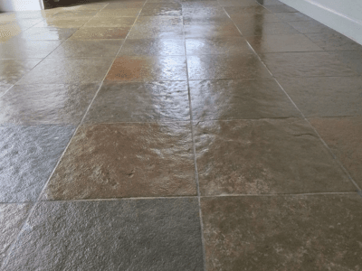 Impregneren leisteen vloer