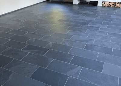 Leisteen vloer schoonmaken