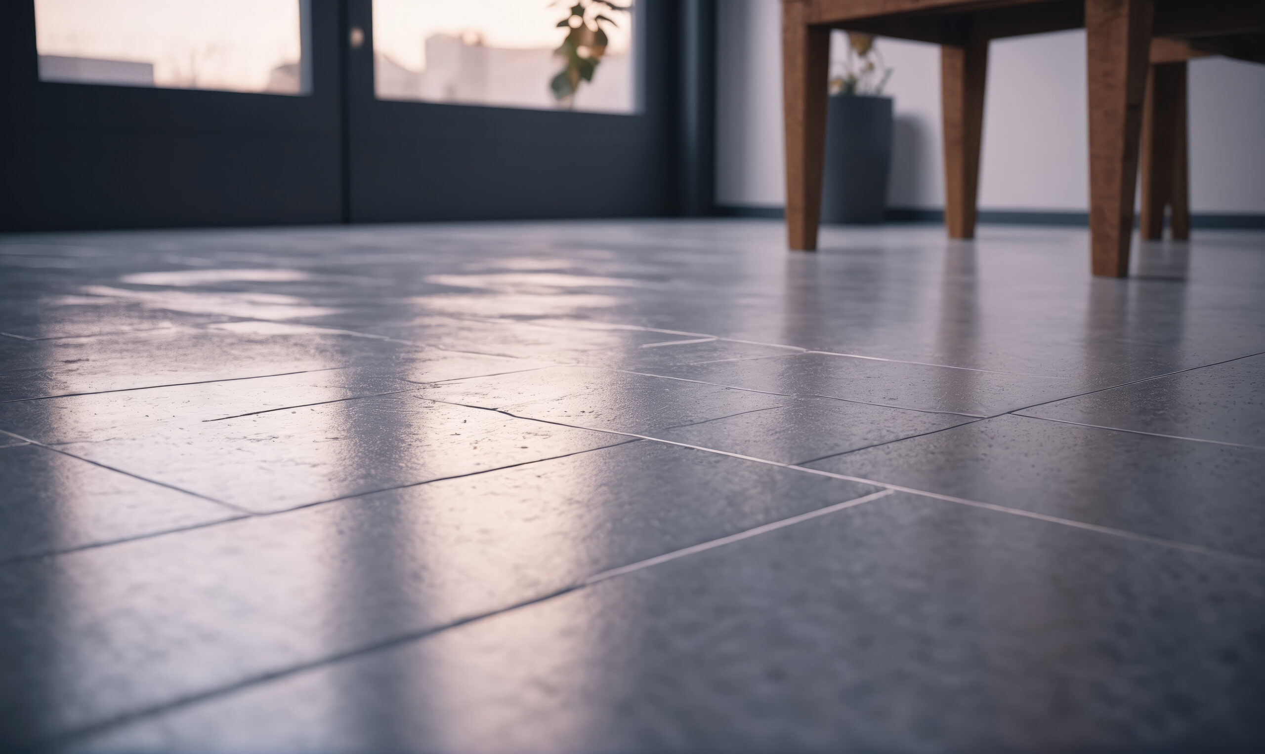 Tegelvloer plakkerig na dweilen